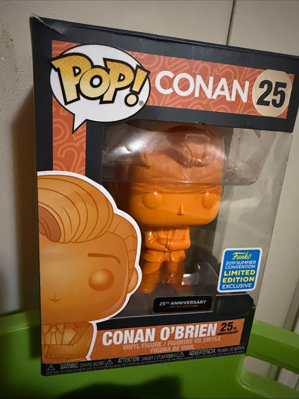 Funko Conan O'Brien Orange Limited Edition Vinyl Figure - 25th Anniversary